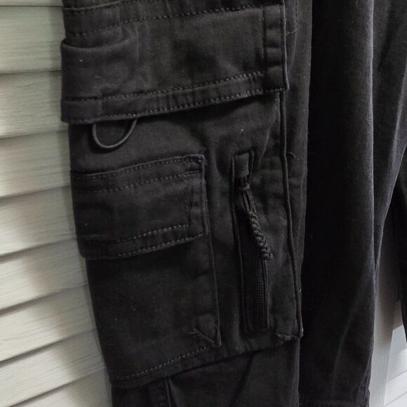 NWT MEN'S COMPANY EIGHTY ONE C12SH490 BLACK BELTED CARGO COTTON SHORTS XL - Picture 10 of 12